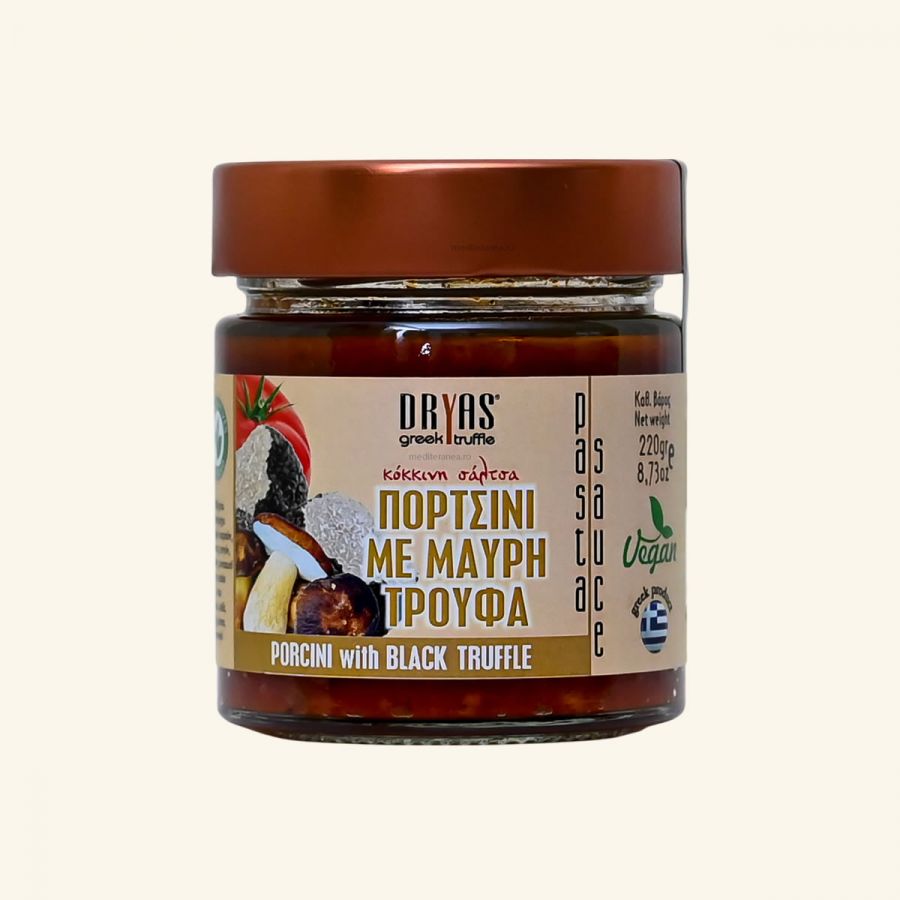 Sos rosu cu ciuperci porcini si trufe negre