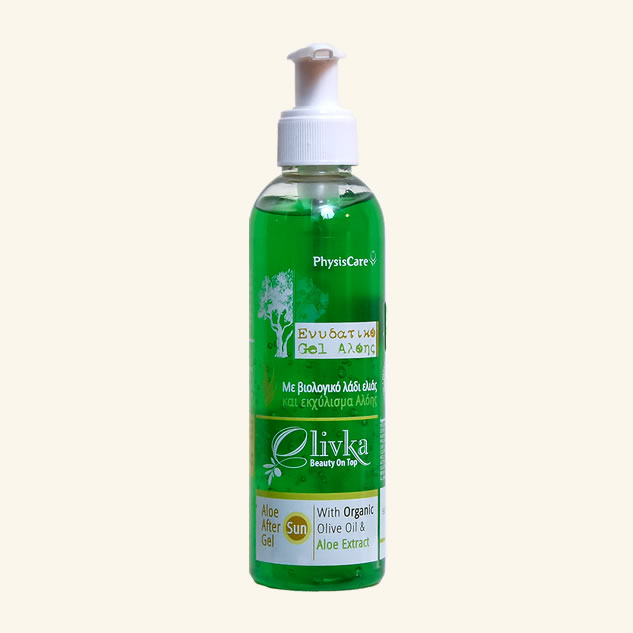 Gel dupa plaja cu ulei de masline organic si extract de aloe|Gel dupa plaja cu ulei de masline organic si extract de aloe