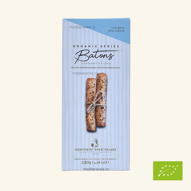 Grisine cu branza feta BIO|Grisine cu branza feta BIO