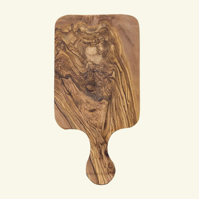 Tocator patrat din lemn natural de maslin
