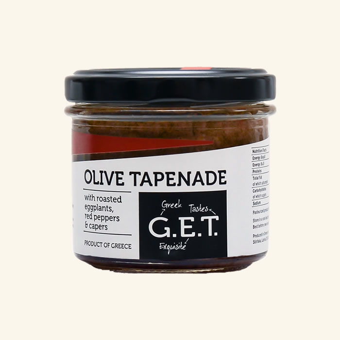 Pasta de masline cu vinete ardei capele