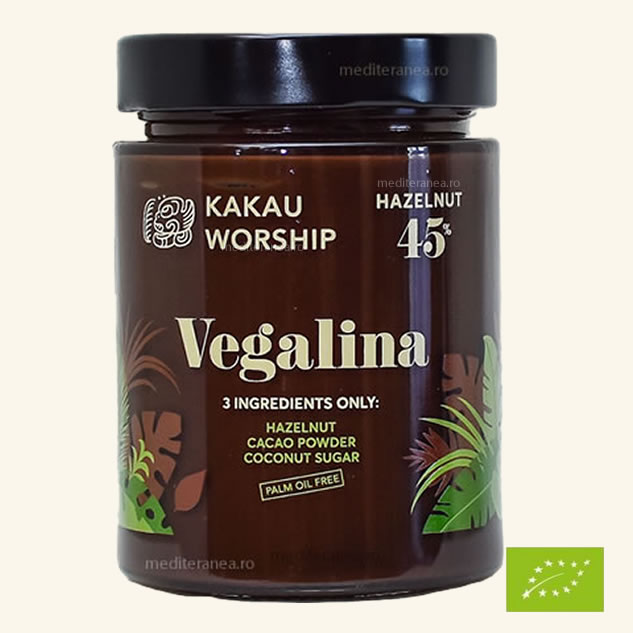 Crema din alune cu cacao si zahar din cocos BIO